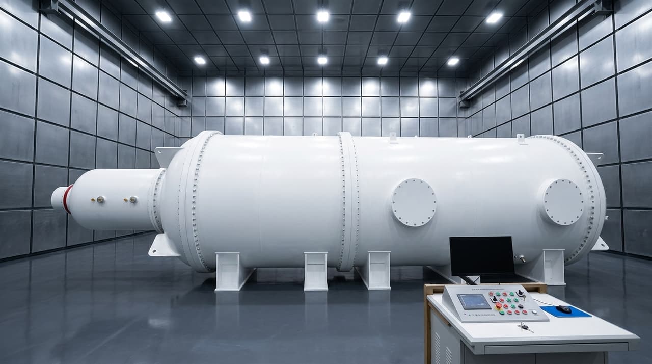 Metal-clad impulse generator and its enclosed test connections