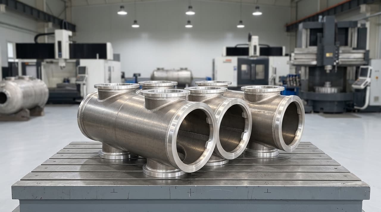 72.5 kV to 800 kV custom multi-port welded aluminum alloy GIS enclosures on 5-axis CNC inspection platform