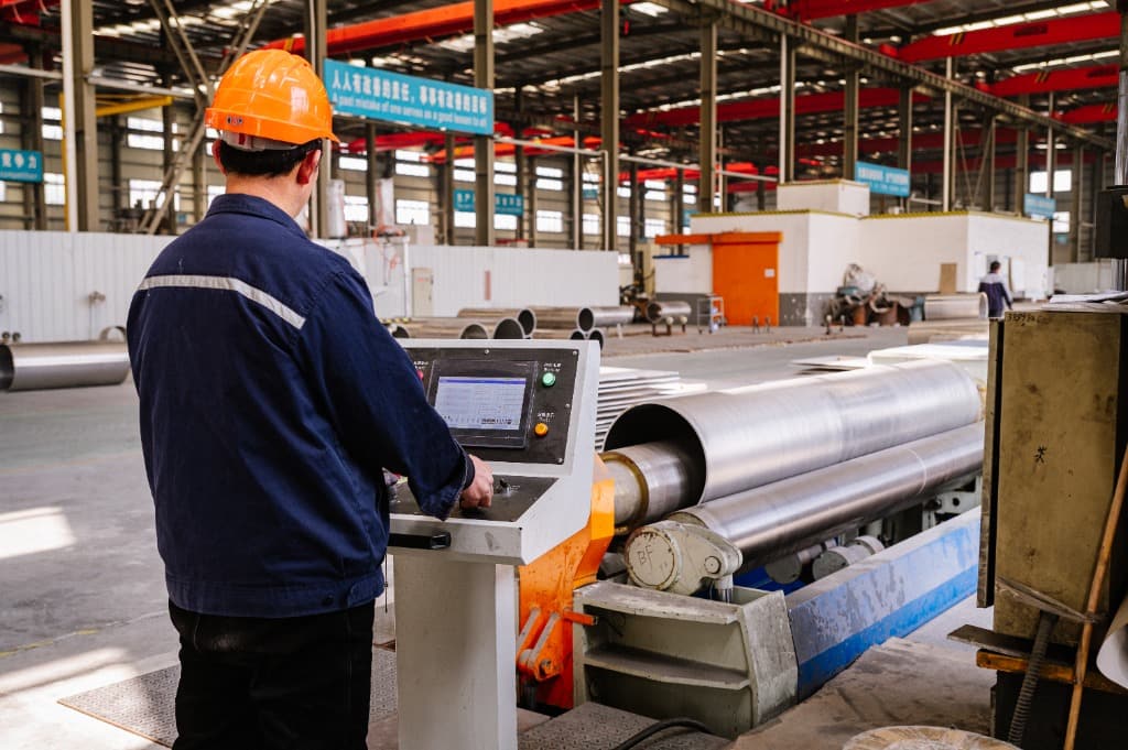 CNC Heavy Plate Rolling & Aluminum Shell Forming
