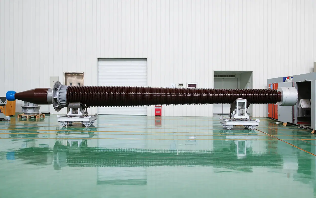 Complete bushing assembly photograph across the OIP production-line spread