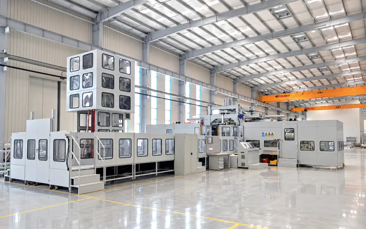 Automated high-temperature silicone rubber injection molding machine