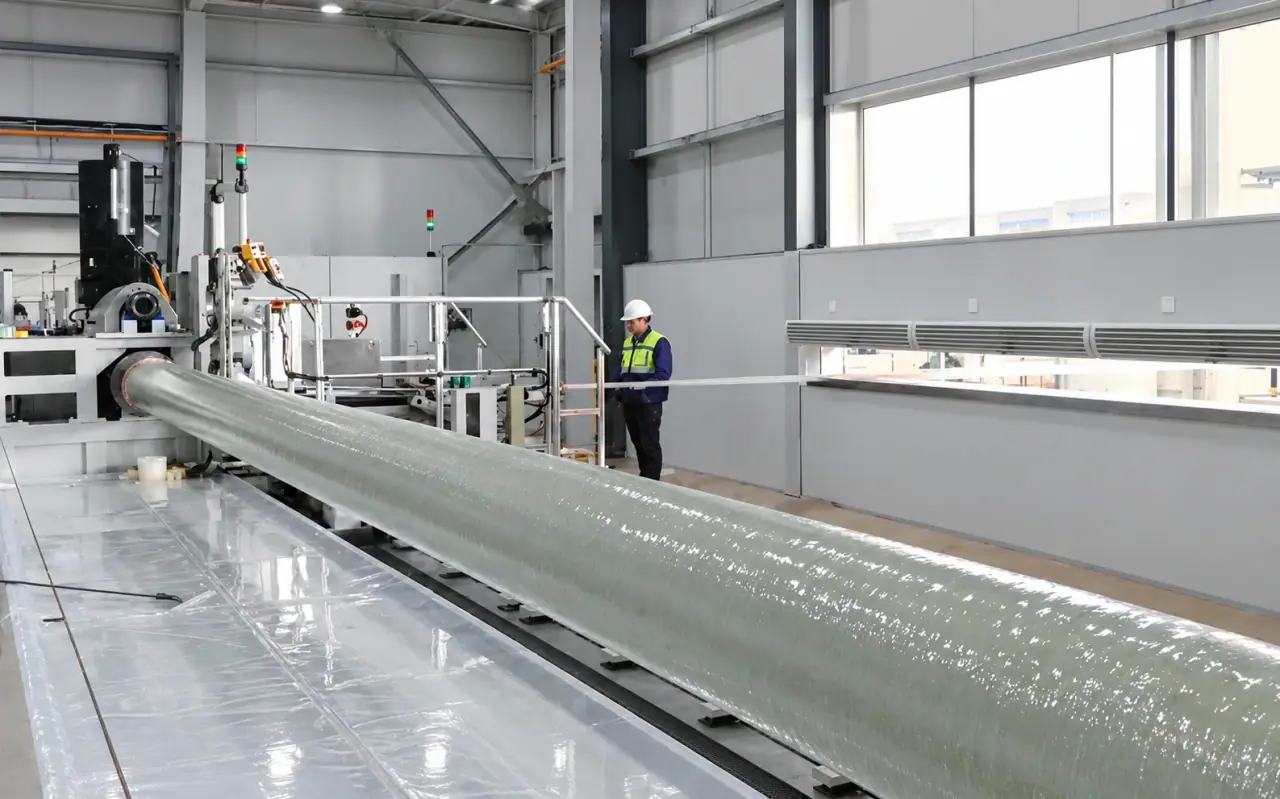 13-meter German four-axis linkage winding machine